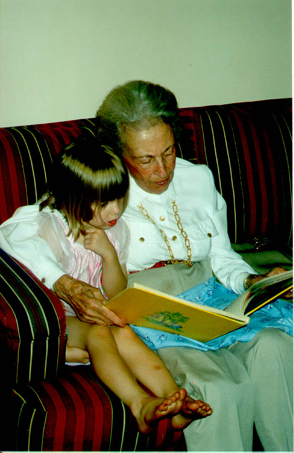 Nana sits with CJ